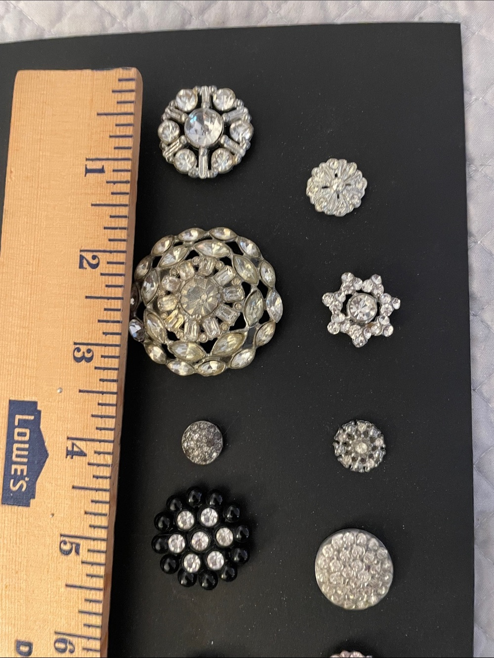 Vintage-Style Rhinestone buttons Collection - Picture 2 of 4